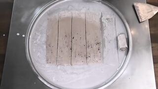 Ice Cream Oreo - Ice Cream Rolls | how to make Oreo Cookies rolled fried Ice Cream - Recipe | ASMR