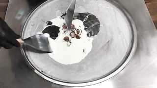 Ice Cream Rolls - kinder JOY Surprise Eggs | how to make kinder JOY rolled Ice Cream with toys ASMR