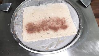 Coffee Ice Cream Rolls |  how to make Coffee Ice Cream / Fried Thailand rolled ice cream roll | ASMR