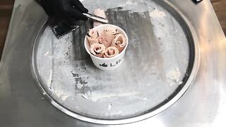 Mexican Salsa Ice Cream Rolls | how to make hot Ice Cream with Nachos & Salsa Sauce - Taco Ice Cream