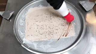 TWIX Ice Cream Rolls | how to make Ice Cream with TWIX - Recipe / Chocolate Caramel Ice Cream | ASMR