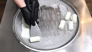 Ice Cream Rolls with Champagne | MOET Champaign rolled Ice Cream (1 Million Subscriber Special)