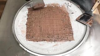 Oreo Chocolate Ice Cream Rolls | how to make Chocolate Oreo Ice Cream - fried rolled ice cream roll