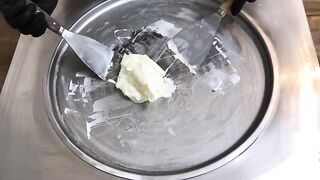 fluff Marshmallow Ice Cream Rolls | how to make ice cream with fluff Marshmallow spread