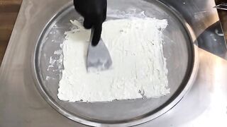 fluff Marshmallow Ice Cream Rolls | how to make ice cream with fluff Marshmallow spread