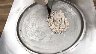 Chocolate Rice Cake Ice Cream Rolls | how to make crispy nippon ice cream Krispies