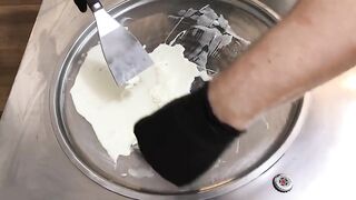 Heineken Beer Ice Cream Rolls | how to make Beer to delicious Ice Cream (satisfying video ASMR)