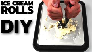 Ice Cream Rolls | Do It Yourself Ice Cream Rolls - DIY with KitKat, Twix and Bounty Ice Cream Rolls