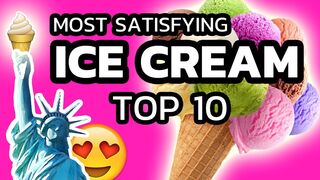 The most satisfying Ice Cream Video | TOP 10 | Oddly Food Compilation - fried Ice Cream Rolls Maker