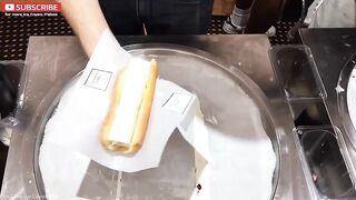 Ice Cream Rolls - Donut | Banana & Chocolate Ice Cream Rolls Sandwich / Ice Cream Doughnut Taco
