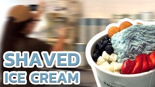Shaved Ice Cream | Korean Patbingsu / Bingsu / Patbingsoo / Bingsoo - Snow Ice Cream