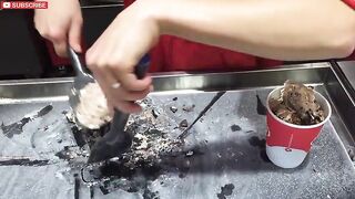 Fried Ice Cream - roll out in Germany | Vanilla, Chocolate & Oreo mixed in a Cold Stone Creamery