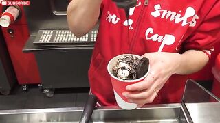 Fried Ice Cream - roll out in Germany | Vanilla, Chocolate & Oreo mixed in a Cold Stone Creamery