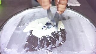 Ice Cream Rolls | Oreo, Brownie & Vanilla Ice Cream / Fried Thai roll Ice Cream rolled in Thailand
