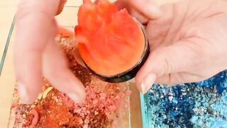 Fire vs Ice - Mixing Makeup Eyeshadow Into Slime Special Series 650 Satisfying Slime Video