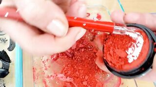 Black vs Red - Mixing Makeup Eyeshadow Into Slime! Special Queen of Hearts
