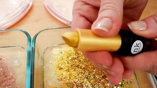 Rose Gold vs Gold - Mixing Makeup Eyeshadow Into Slime!  Special Series