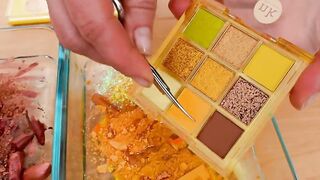 Wine vs Honey - Mixing Makeup Eyeshadow Into Slime ASMR Satisfying Slime Video