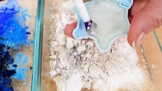Icy Polar Bear - Mixing Makeup Eyeshadow Into Slime ASMR