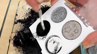 Smoke and Mirrors - Mixing Makeup Eyeshadow Into Slime ASMR - Satisfying Slime Video