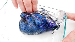Blueberry Muffin - Mixing Makeup Eyeshadow Into Satisfying Slime ASMR