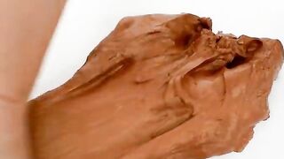 Pistachio Ice Cream - Coloring and Mixing Makeup Eyeshadow Into Satisfying Slime ASMR