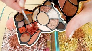 Rose vs Gold - Mixing Makeup Eyeshadow Into Slime ASMR 320 Satisfying Slime Video