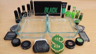 Black Friday - Mixing Makeup Eyeshadow Into Slime ASMR 253 Satisfying Slime Video