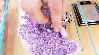 Pink vs Lilac - Mixing Makeup Eyeshadow Into Slime Special Series 228 Satisfying Slime Video