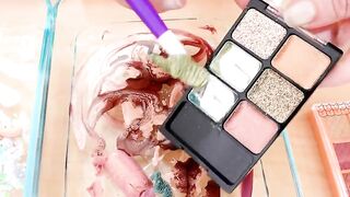 Angels vs Dragons - Mixing Makeup Eyeshadow Into Slime Special Series 224 Satisfying Slime Video