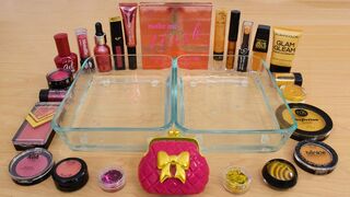 Rose vs Gold - Mixing Makeup Eyeshadow Into Slime Special Series 198 Satisfying Slime Video
