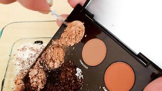 Brown vs Sugar - Mixing Makeup Eyeshadow Into Slime Special Series 178 Satisfying Slime Video