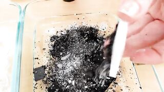 Salt vs Pepper - Mixing Makeup Eyeshadow Into Slime Special Series 176 Satisfying Slime Video