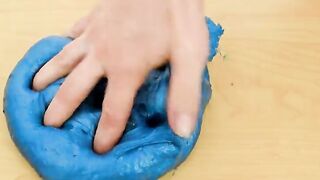 Blue vs White - Mixing Makeup Eyeshadow Into Slime Special Series 165 Satisfying Slime Video
