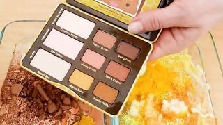 Peanut Butter vs Honey Mixing Makeup Eyeshadow Into Slime Special Series 159 Satisfying Slime Video