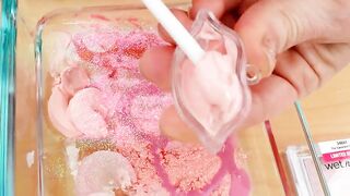 Purple vs Pink - Mixing Makeup Eyeshadow Into Slime! Special Series 114 Satisfying Slime Video