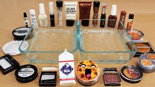 Milk vs Cookies - Mixing Makeup Eyeshadow Into Slime! Special Series 111 Satisfying Slime Video
