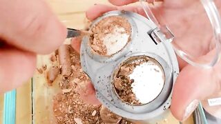 Milk vs Cookies - Mixing Makeup Eyeshadow Into Slime! Special Series 111 Satisfying Slime Video