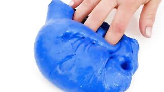 Blue vs Red - Mixing Makeup Eyeshadow Into Slime! Special Series 108 Satisfying Slime Video