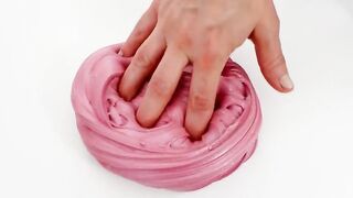 Pink vs Blue - Mixing Makeup Eyeshadow Into Slime! Special Series 101 Satisfying Slime Video