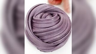 Purple vs Teal - Mixing Makeup Eyeshadow Into Slime! Special Series 94 Satisfying Slime Video