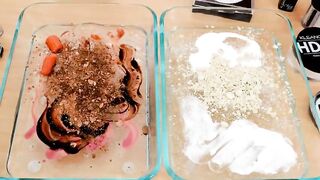 Bacon vs Eggs - Mixing Makeup Eyeshadow Into Slime! Special Series 86 Satisfying Slime Video