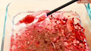 Strawberry vs Chocolate Mixing Makeup Eyeshadow Into Slime! Special Series Satisfying Slime Video