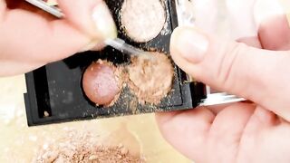 Mixing Makeup Eyeshadow Into Slime ! Burgundy vs Beige Special Series Part 37 Satisfying Slime Video