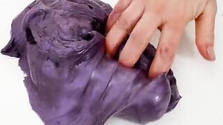 Mixing Makeup Eyeshadow Into Slime ! Purple vs Gold Special Series Part 33 Satisfying Slime Video