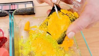 Mixing Makeup Eyeshadow Into Slime ! Red vs Yellow Special Series Part 24 Satisfying Slime Video