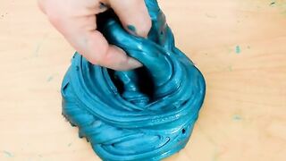 Mixing Makeup Eyeshadow Into Slime ! Gold vs Teal Special Series Part 12 Satisfying Slime Video