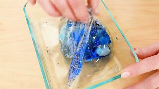Mixing Makeup Eyeshadow Into Slime ! Blue vs Red Special Series Part 9 ! Satisfying Slime Video