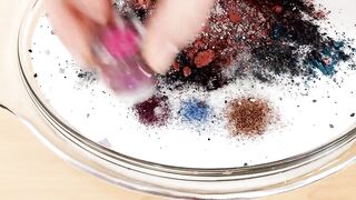 Mixing Eyeshadow into Glossy Slime - Satisfying Slime ASMR Part 3