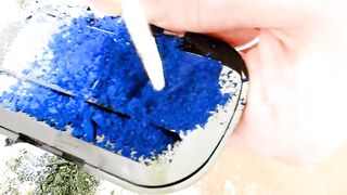 Mixing Eyeshadow into Clear Slime - Satisfying Slime ASMR Part 4